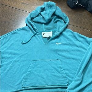 Nike Blue Pullover Hoodie Sweatshirt